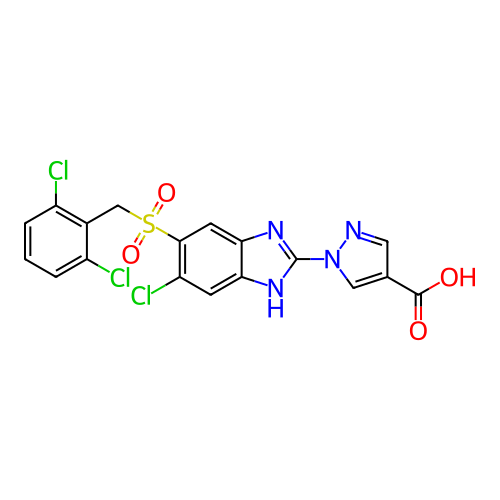 Chemical structure of BindingDB Monomer ID 475565