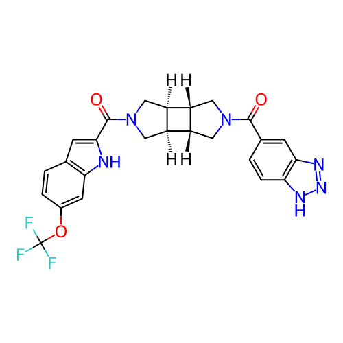 Chemical structure of BindingDB Monomer ID 475732