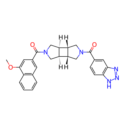 Chemical structure of BindingDB Monomer ID 475752