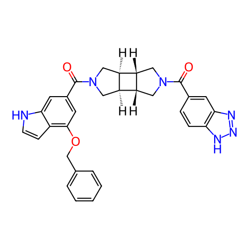 Chemical structure of BindingDB Monomer ID 475780