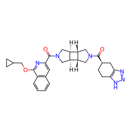 Chemical structure of BindingDB Monomer ID 475791