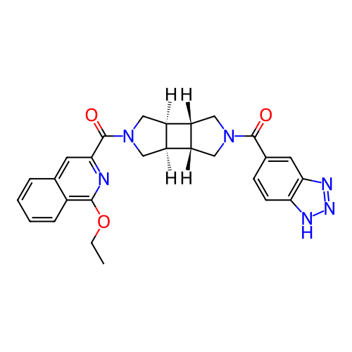 Chemical structure of BindingDB Monomer ID 475800