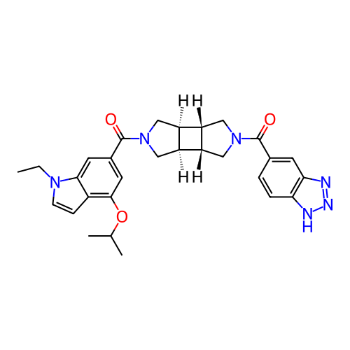 Chemical structure of BindingDB Monomer ID 475801