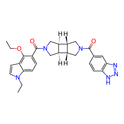 Chemical structure of BindingDB Monomer ID 475808