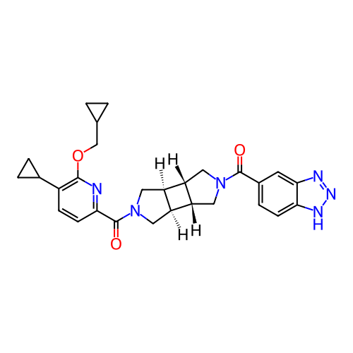 Chemical structure of BindingDB Monomer ID 475814