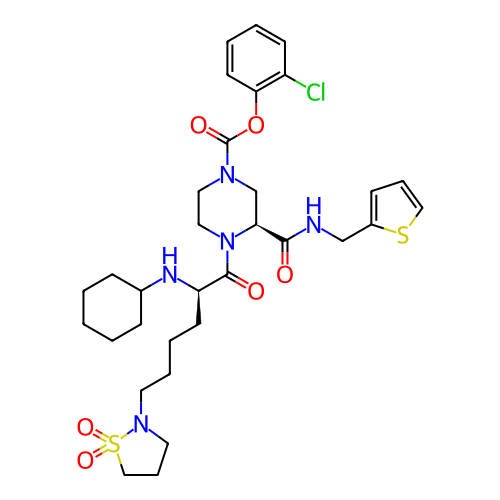 Chemical structure of BindingDB Monomer ID 476421