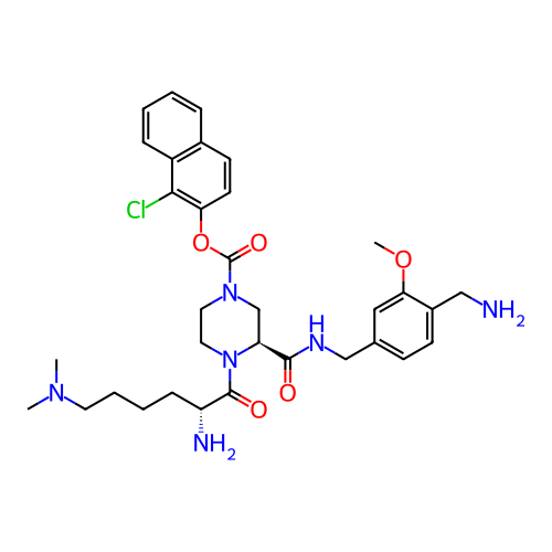 Chemical structure of BindingDB Monomer ID 476433