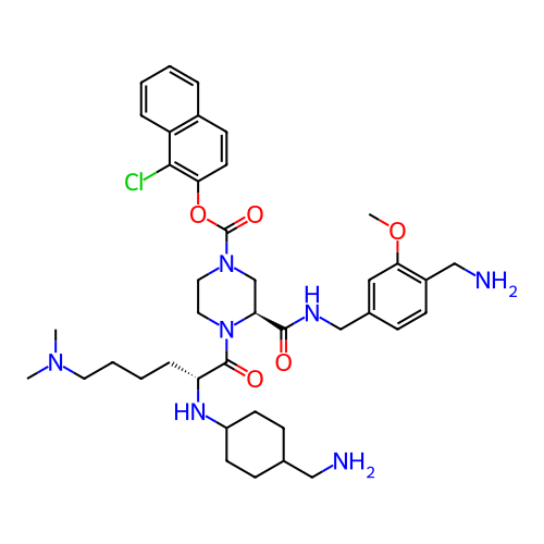 Chemical structure of BindingDB Monomer ID 476436