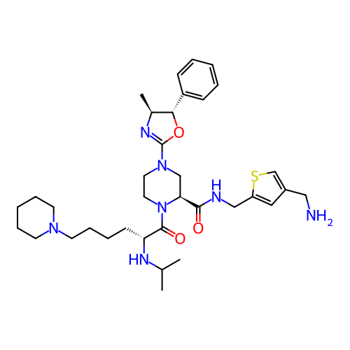 Chemical structure of BindingDB Monomer ID 476522