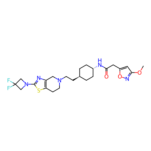 Chemical structure of BindingDB Monomer ID 476834