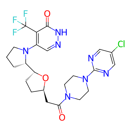 Chemical structure of BindingDB Monomer ID 476894