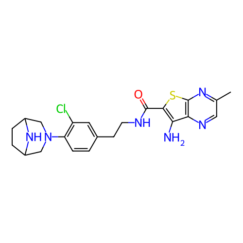 Chemical structure of BindingDB Monomer ID 478023