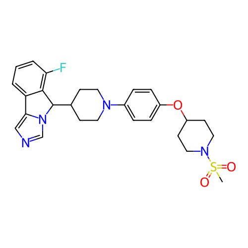 Chemical structure of BindingDB Monomer ID 480514