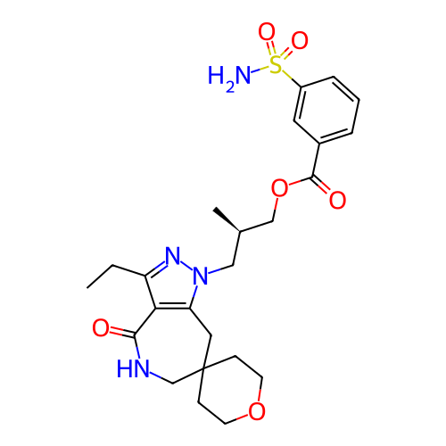 Chemical structure of BindingDB Monomer ID 481421