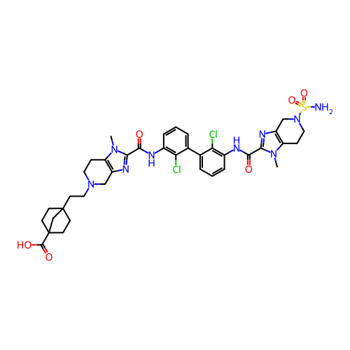 Chemical structure of BindingDB Monomer ID 481590