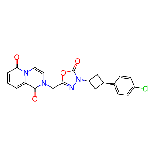Chemical structure of BindingDB Monomer ID 481822