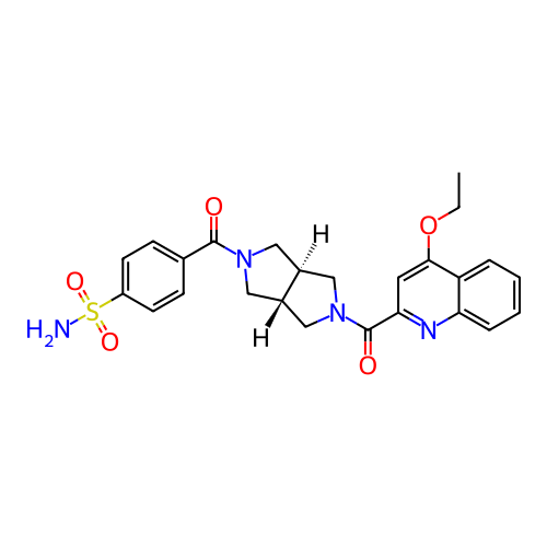 Chemical structure of BindingDB Monomer ID 481907
