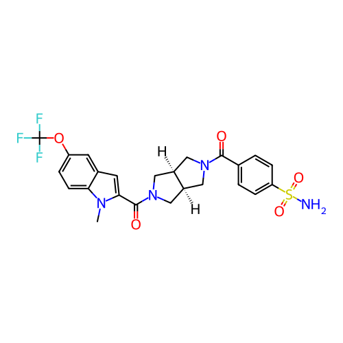 Chemical structure of BindingDB Monomer ID 481927