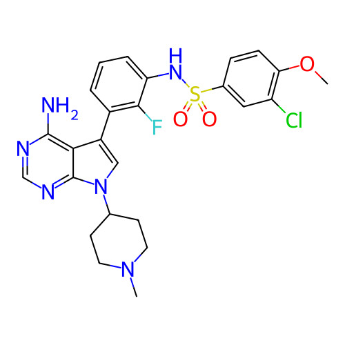 Chemical structure of BindingDB Monomer ID 482164