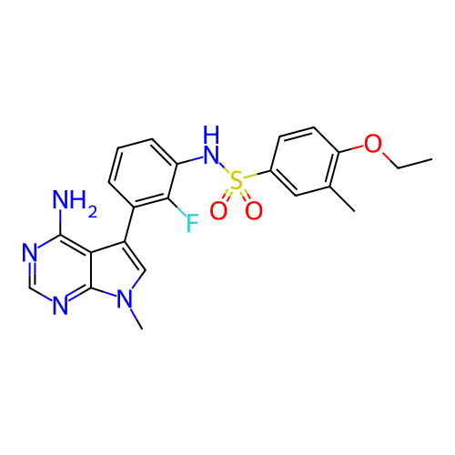 Chemical structure of BindingDB Monomer ID 482187