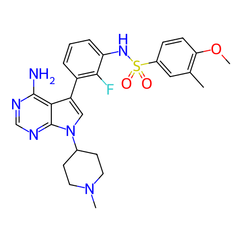 Chemical structure of BindingDB Monomer ID 482196