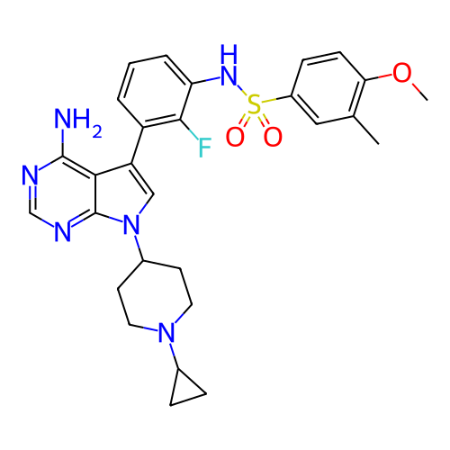 Chemical structure of BindingDB Monomer ID 482197