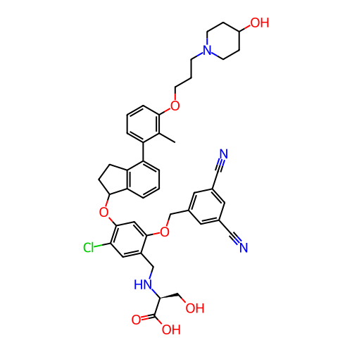 Chemical structure of BindingDB Monomer ID 482303