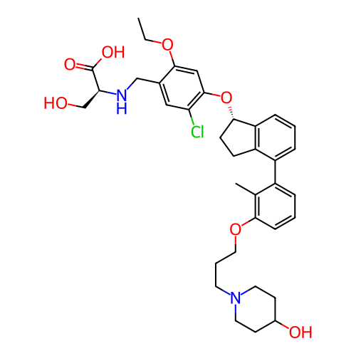 Chemical structure of BindingDB Monomer ID 482308