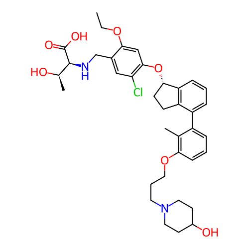 Chemical structure of BindingDB Monomer ID 482309