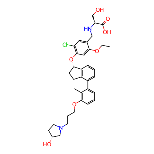 Chemical structure of BindingDB Monomer ID 482310