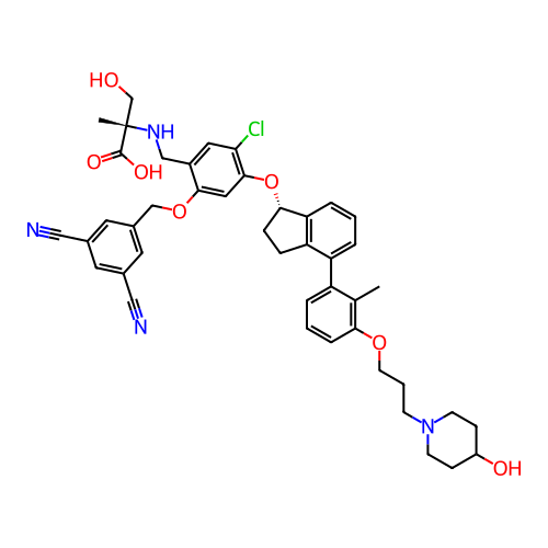 Chemical structure of BindingDB Monomer ID 482315