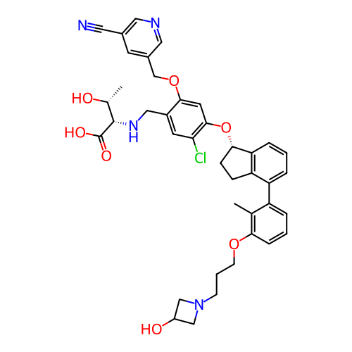 Chemical structure of BindingDB Monomer ID 482321