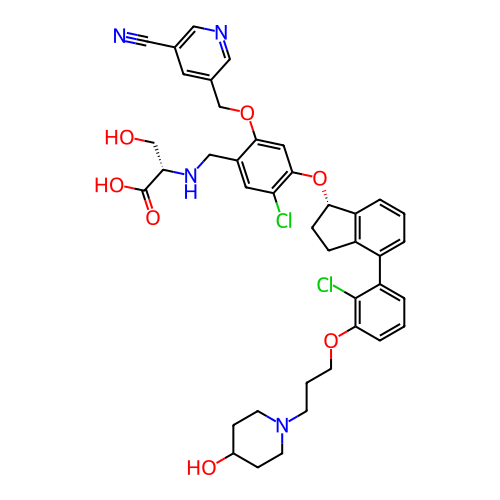 Chemical structure of BindingDB Monomer ID 482323