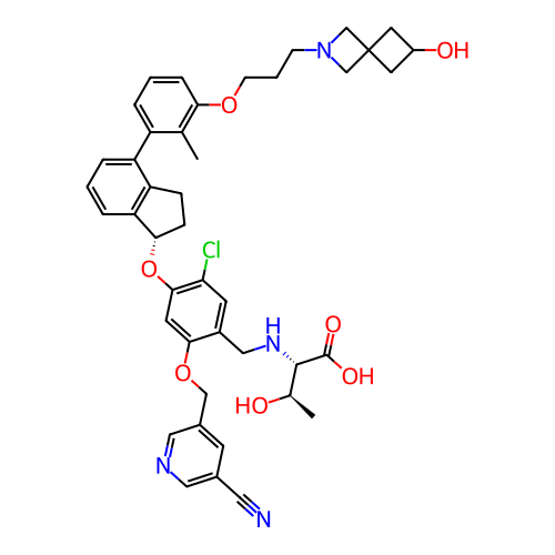 Chemical structure of BindingDB Monomer ID 482327