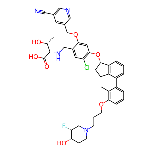 Chemical structure of BindingDB Monomer ID 482335