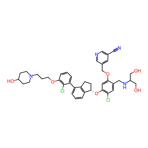 Chemical structure of BindingDB Monomer ID 482340