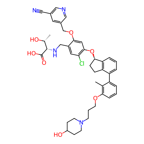 Chemical structure of BindingDB Monomer ID 482343