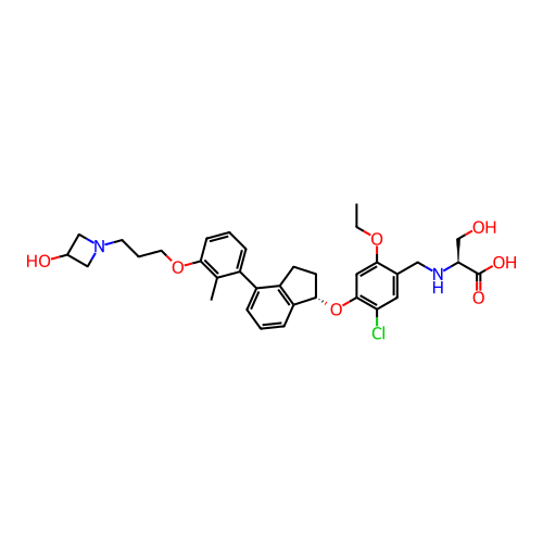 Chemical structure of BindingDB Monomer ID 482345