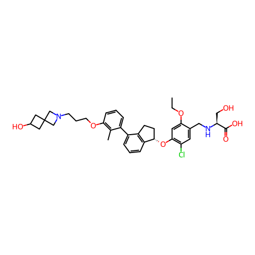 Chemical structure of BindingDB Monomer ID 482347