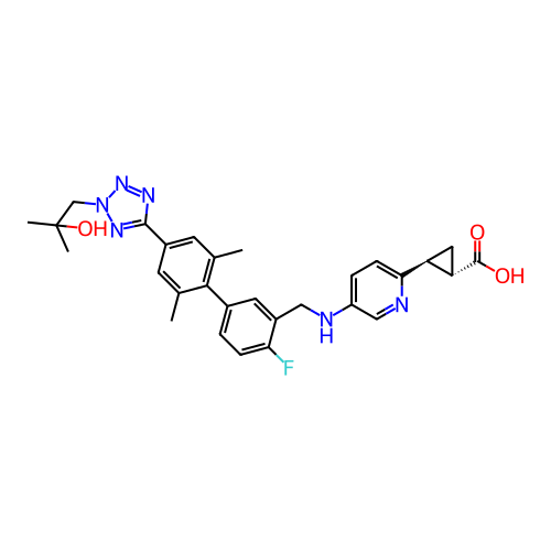Chemical structure of BindingDB Monomer ID 482786