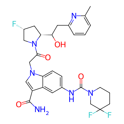 Chemical structure of BindingDB Monomer ID 482846