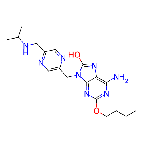 Chemical structure of BindingDB Monomer ID 483322