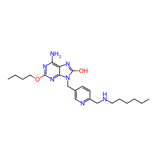 Chemical structure of BindingDB Monomer ID 483345
