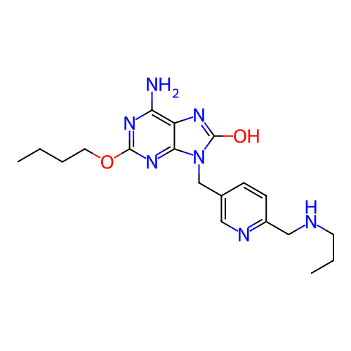 Chemical structure of BindingDB Monomer ID 483346