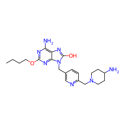 Chemical structure of BindingDB Monomer ID 483348