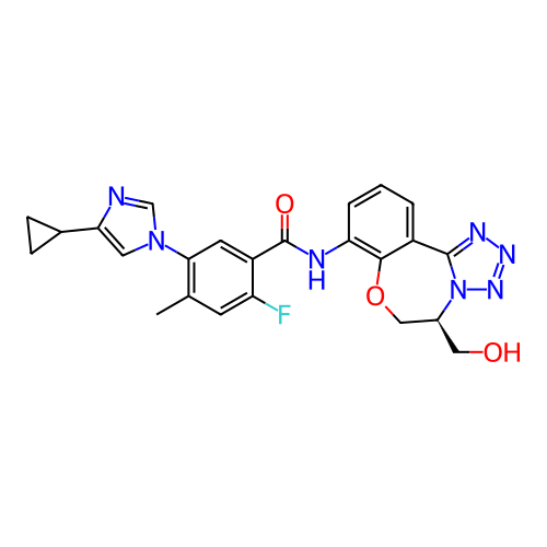 Chemical structure of BindingDB Monomer ID 483401