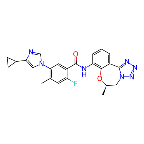 Chemical structure of BindingDB Monomer ID 483421