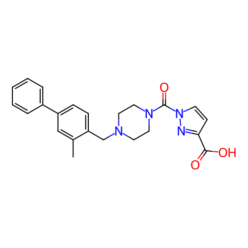 Chemical structure of BindingDB Monomer ID 483643