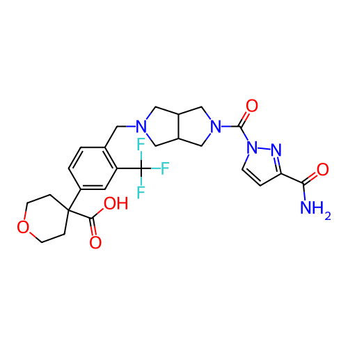 Chemical structure of BindingDB Monomer ID 483654