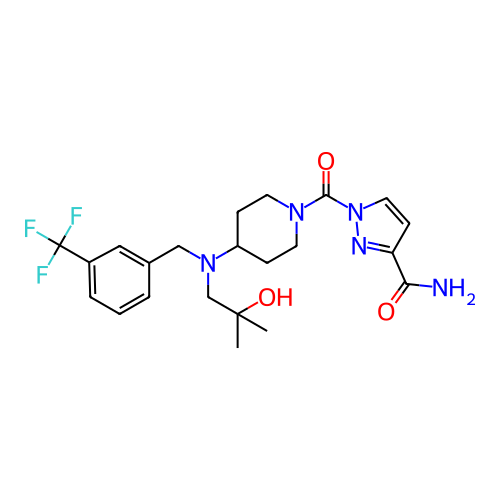 Chemical structure of BindingDB Monomer ID 483655